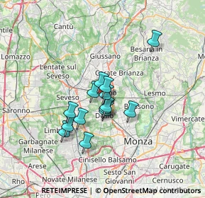 Mappa Via Antonio Meucci, 20831 Seregno MB, Italia (4.84429)