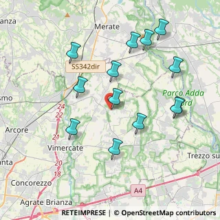 Mappa Via Parrocchia, 20886 Aicurzio MB, Italia (4.00769)