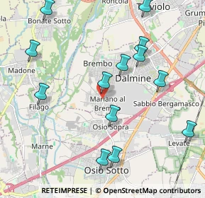 Mappa Via Pizzo Coca, 24044 Dalmine BG, Italia (2.28538)