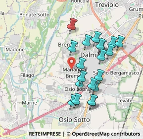 Mappa Via Pizzo Coca, 24044 Dalmine BG, Italia (1.71)