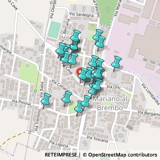 Mappa Via Pizzo Coca, 24044 Dalmine BG, Italia (0.15)