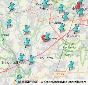 Mappa Via Pizzo Coca, 24044 Dalmine BG, Italia (6.0075)