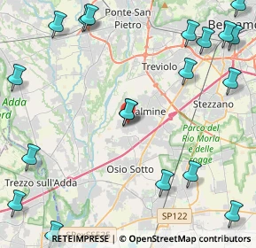 Mappa Via Pizzo Coca, 24044 Dalmine BG, Italia (6.269)