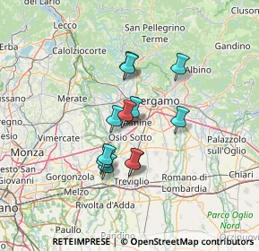Mappa Via Pizzo Coca, 24044 Dalmine BG, Italia (10.055)