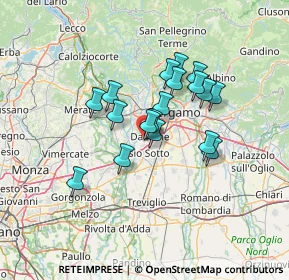 Mappa Via Pizzo Coca, 24044 Dalmine BG, Italia (10.29278)