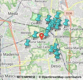 Mappa Via Don Luigi Viganò, 20831 Seregno MB, Italia (1.57474)