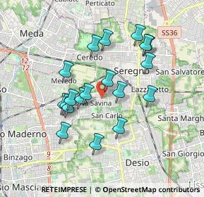 Mappa Via Don Luigi Viganò, 20831 Seregno MB, Italia (1.59789)