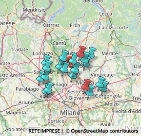 Mappa Via Don Luigi Viganò, 20831 Seregno MB, Italia (10.1115)