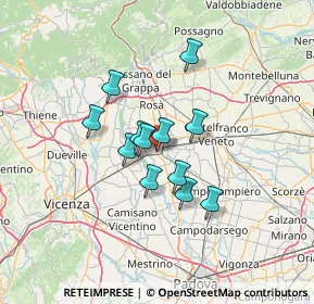 Mappa QUARTIERE, 35013 Cittadella PD, Italia (9.50667)