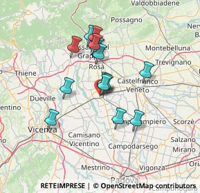 Mappa QUARTIERE, 35013 Cittadella PD, Italia (10.97071)