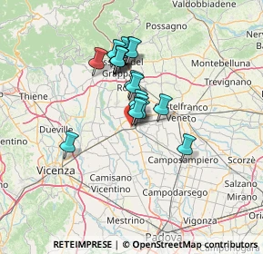 Mappa QUARTIERE, 35013 Cittadella PD, Italia (10.01667)