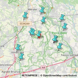 Mappa Via Alessandro Manzoni, 20884 Sulbiate MB, Italia (4.10615)