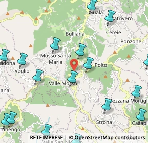 Mappa 13825 Valdilana BI, Italia (3.00556)