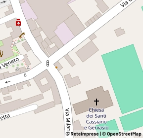 Mappa Via Milano, 20846 Macherio MB, Italia (0.05769)