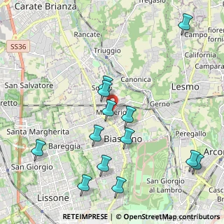 Mappa Via Visconti, 20050 Macherio MB, Italia (2.30308)