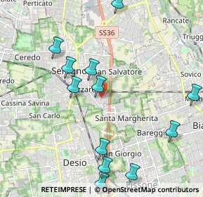 Mappa Via Georges Bizet, 20831 Seregno MB, Italia (2.48769)