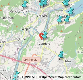 Mappa Via Gioacchino Rossini, 25031 Capriolo BS, Italia (3.10769)