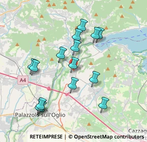 Mappa Via Gioacchino Rossini, 25031 Capriolo BS, Italia (3.65)