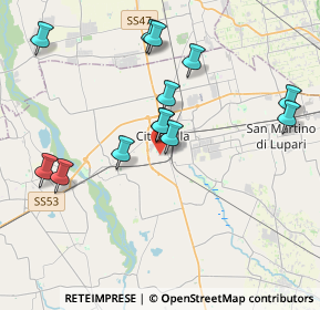 Mappa Via Ca' Nave, 35013 Cittadella PD, Italia (3.86846)