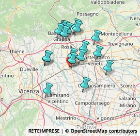 Mappa Via Ca' Nave, 35013 Cittadella PD, Italia (11.58526)