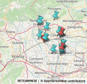Mappa Via Ca' Nave, 35013 Cittadella PD, Italia (11.13316)