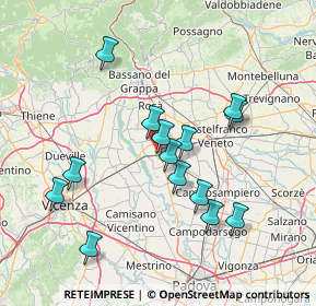 Mappa Via Ca' Nave, 35013 Cittadella PD, Italia (13.85929)