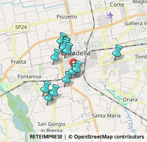 Mappa Via Ca' Nave, 35013 Cittadella PD, Italia (1.29692)