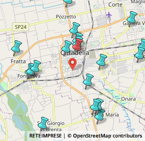 Mappa Via Ca' Nave, 35013 Cittadella PD, Italia (2.4515)