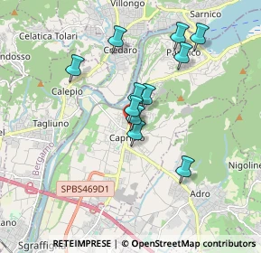 Mappa Via Piave, 25031 Capriolo BS, Italia (1.46636)