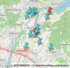 Mappa Via Piave, 25031 Capriolo BS, Italia (1.48267)