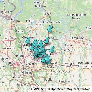 Mappa Via Achille Grandi, 20866 Carnate MB, Italia (10.3735)