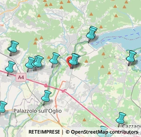 Mappa Via per Calepio, 25031 Capriolo BS, Italia (5.7215)