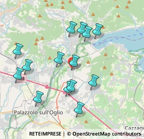 Mappa Via per Calepio, 25031 Capriolo BS, Italia (3.81214)