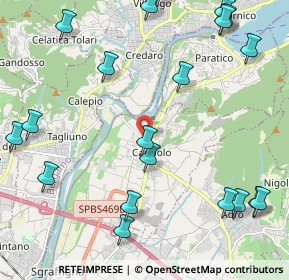 Mappa Via per Calepio, 25031 Capriolo BS, Italia (2.853)