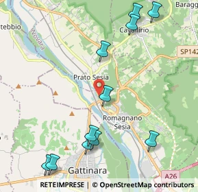 Mappa Via Frà Dolcino, 28077 Romagnano Sesia NO, Italia (2.53)