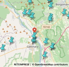 Mappa Via Frà Dolcino, 28077 Romagnano Sesia NO, Italia (5.198)