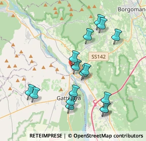 Mappa Via Frà Dolcino, 28077 Romagnano Sesia NO, Italia (3.8625)