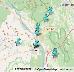 Mappa Via Frà Dolcino, 28077 Romagnano Sesia NO, Italia (3.23182)