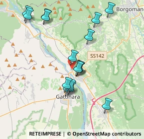 Mappa Via Frà Dolcino, 28077 Romagnano Sesia NO, Italia (3.7975)