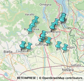 Mappa Via Frà Dolcino, 28077 Romagnano Sesia NO, Italia (12.26947)