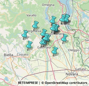 Mappa Via Frà Dolcino, 28077 Romagnano Sesia NO, Italia (10.42)