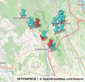 Mappa Via Frà Dolcino, 28077 Romagnano Sesia NO, Italia (6.85375)