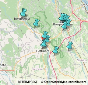Mappa Via Frà Dolcino, 28077 Romagnano Sesia NO, Italia (6.79214)