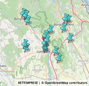 Mappa Via Frà Dolcino, 28077 Romagnano Sesia NO, Italia (6.61167)