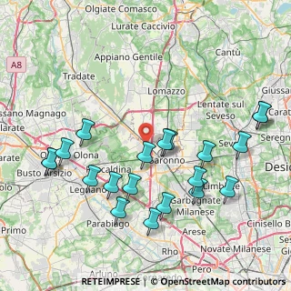 Mappa SS 233, 21040 Gerenzano VA, Italia (8.8755)