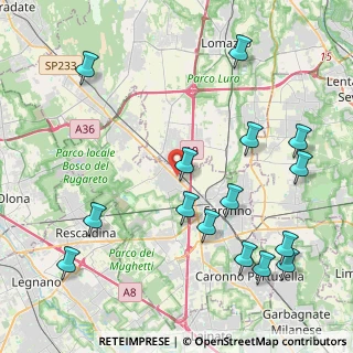 Mappa SS 233, 21040 Gerenzano VA, Italia (5.03867)