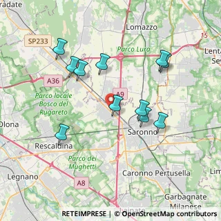 Mappa SS 233, 21040 Gerenzano VA, Italia (3.65)