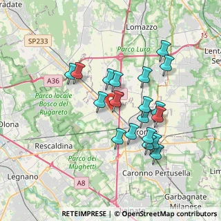Mappa SS 233, 21040 Gerenzano VA, Italia (3.24421)