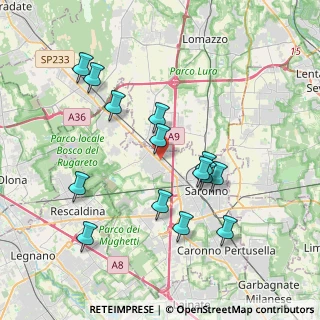 Mappa SS 233, 21040 Gerenzano VA, Italia (3.74857)
