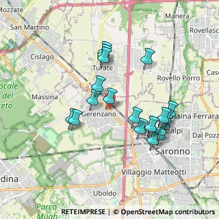 Mappa SS 233, 21040 Gerenzano VA, Italia (1.7305)